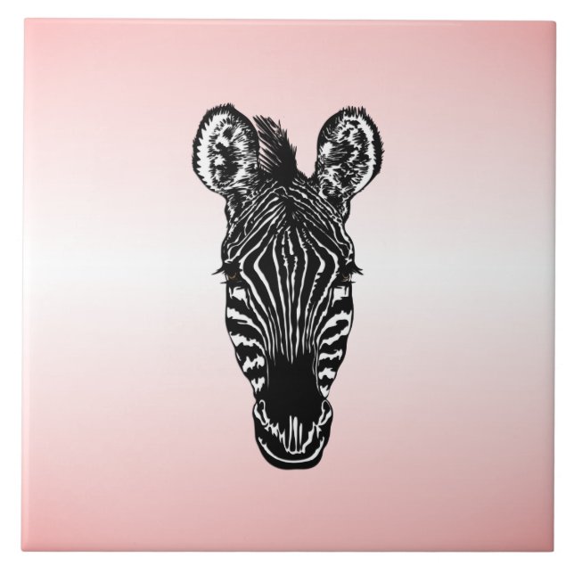 Zebra Head em Rosa (Frente)
