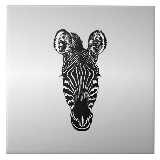 Zebra Head em Silver (Frente)