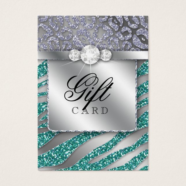 Zebra Jewelry Gift Prata (Frente)