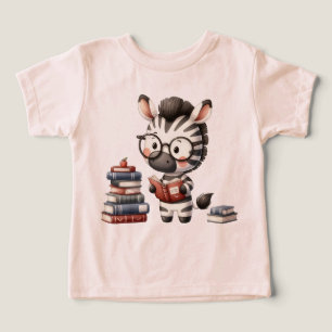 Zebra Lendo Livros.