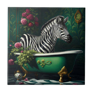 Zebra numa Banheira