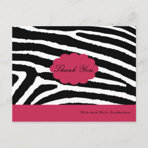 Zebra - obrigado cartões