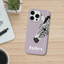 Zebra Preto Branco Rosa adicionar Nome