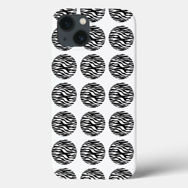 Zebra Print Bolinhas BT iPad Air Case (Verso)