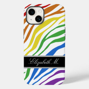Zebra Print Mix Rainbow iPhone 6 Case