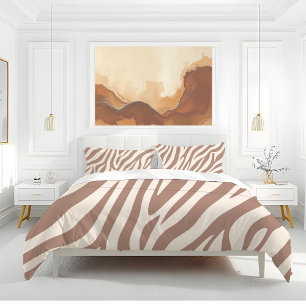 Zebra Print-Mocha Mousse