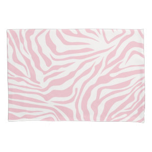 Zebra Rosa Raspando Animais Selvagens Impressão P