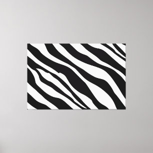 Zebra Stripes Arte Moderna de Canvas