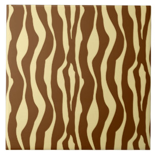 Zebra stripes - Castanho-Chocolate e Tan-Camel