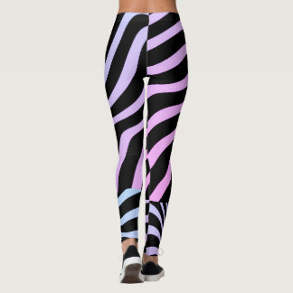 Zebra Stripes - Leggings para Mulheres Zebra 3D