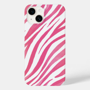 Zebra Stripes Pink - Impressão Animal Selvagem Ros