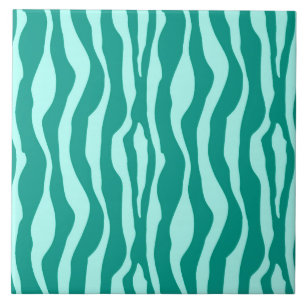 Zebra stripes - Turquesa e Aqua