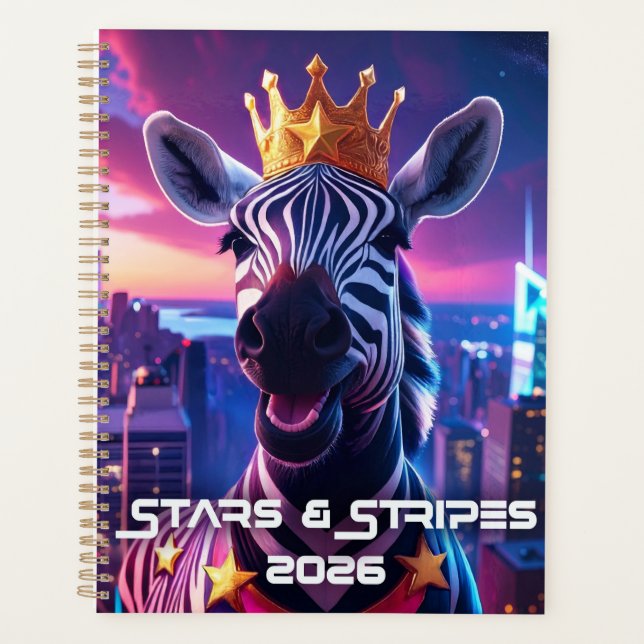 ZEBRA ZANZIBAR - Agenda - Planner (Frente)