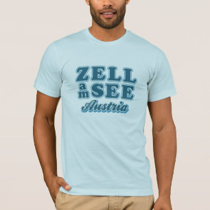Zell am See, camisa da Áustria - escolha estilo, c
