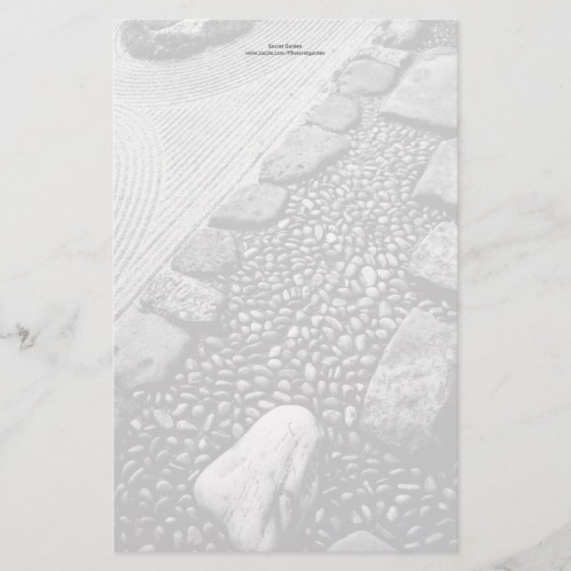 Zen & artigos de papelaria personalizados abstrato (Frente)