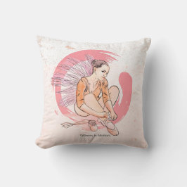 Zen Ballet Flow – Almofada de Dançarina Minimalist