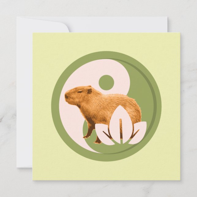 Zen Capybara Yin Yang (Frente)