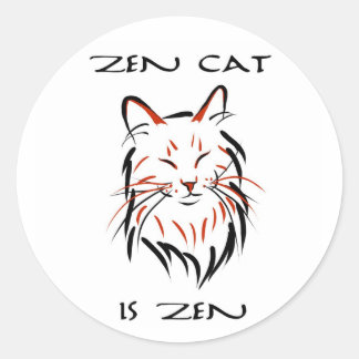 Zen Cat - adesivo