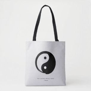 Zen Citação: Sabedoria e Meditação Tote Bag