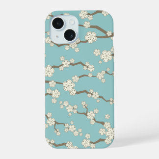 Zen Cream Sakura Cherry Blossom Flores De Azul