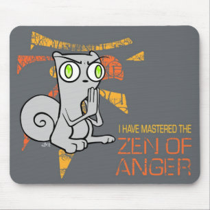 Zen da raiva Mousepad espumoso