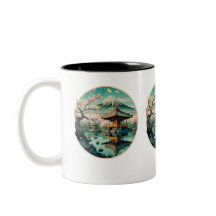 Zen Elegance: Caneca Cerâmica Inspirada No Japão