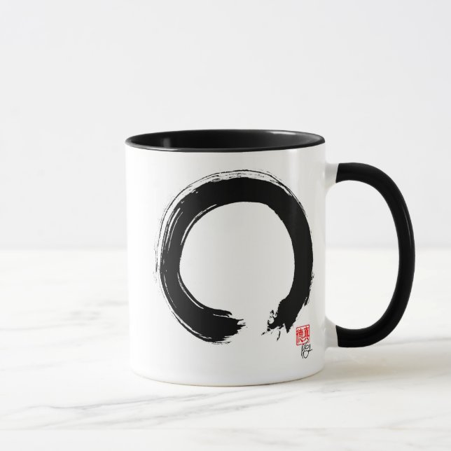 Zen Enso, caneca do círculo do zen (Direita)