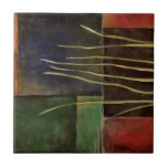 Zen Garden I<br><div class="desc">Os ramos limpos se esticam sobre um fundo multicolorido nesta peça de Jennifer Goldberger. O verde-claro das ramificações contrasta lindamente com as cores escuras contra as quais elas estão colocadas. Compre sua cópia hoje mesmo.</div>