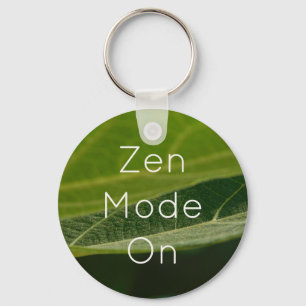Zen Leaf Chaveiro - "Zen Mode" (Modo Zen)