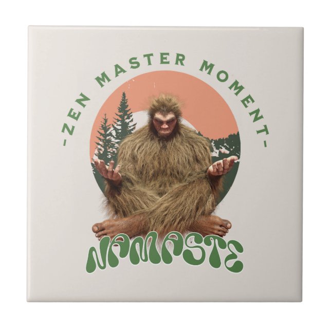 Zen Master Moment Namaste - Maditação Do Pé Grande (Frente)