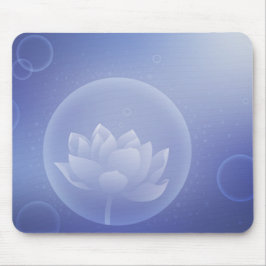 Zen Mindfulness Gift - Soft Lotus Flower Mouse Pad