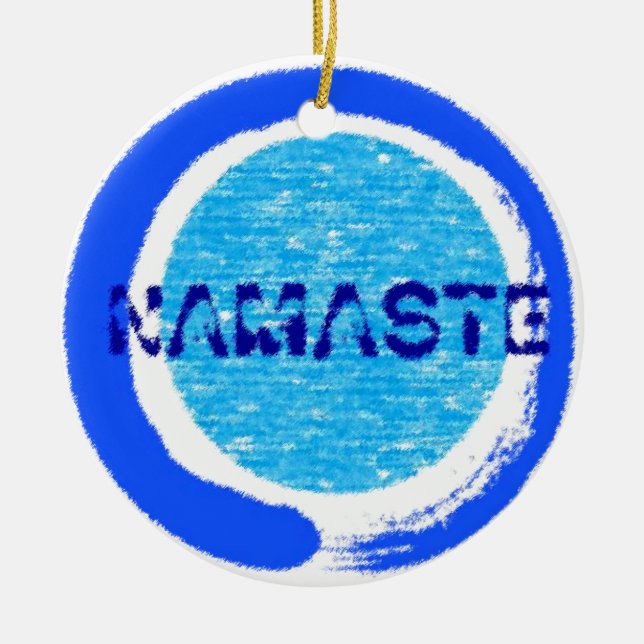 Zen Namaste - Ornamentos Yoga Xmas (Frente)