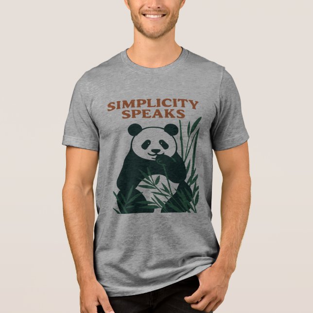 Zen Panda - Simplicidade Fala Design (Frente)