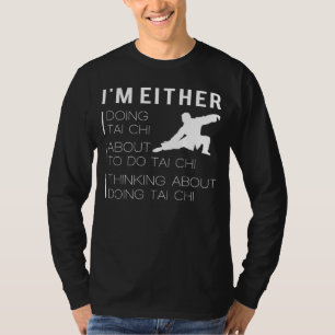 Zen State of Tai Chi: Engraçada Camiseta de Artes 
