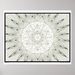 Zen Tree of Life Coloring Poster