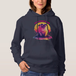 Zero Latidos Dados | Camiseta Feminina de Pug Retr