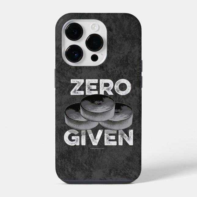 Zero Pucks Given (Hóquei) Case-Mate Capinha de iPh (Verso)