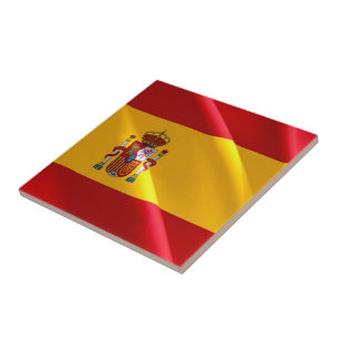 zES002 ESPANHOL Bandeira AGITANDO, Espanha,