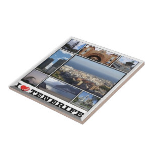 zES141 TENERIFE Papais noeis Cruz "I Love",