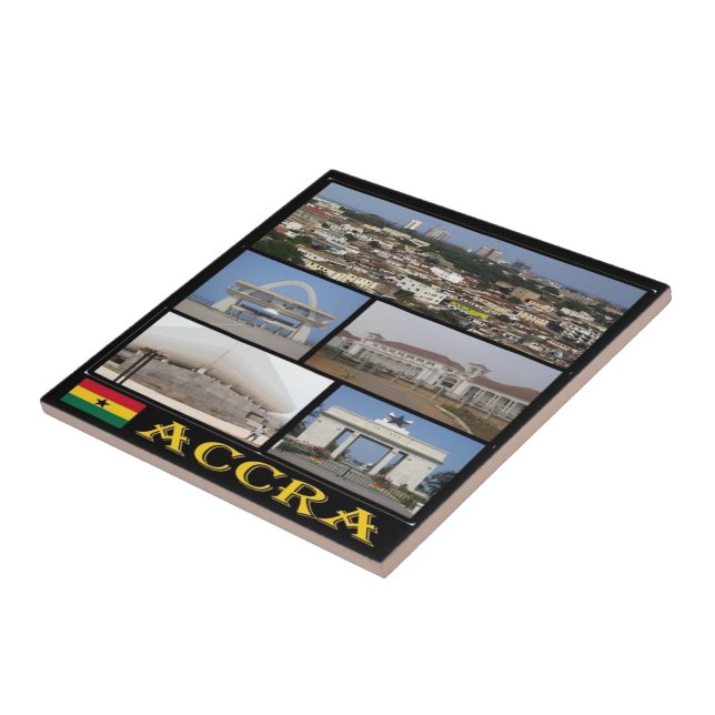 zGH004 ACCRA, Mosaico, Gana, África, (Lateral)