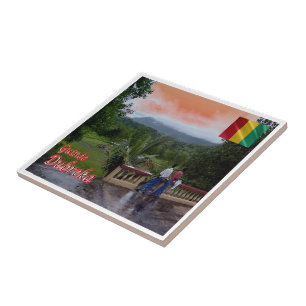 zGN004 DUBREKA, Panorama, Guiné, África,