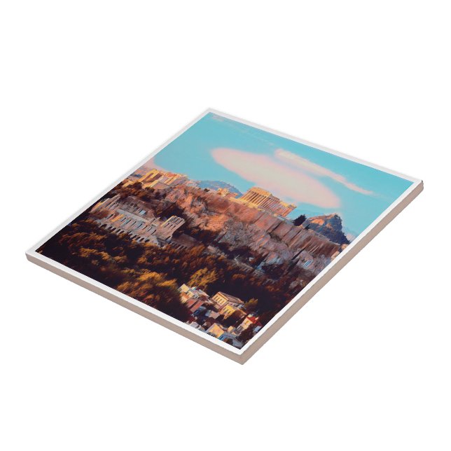 zGR009 ATENAS, Acrópole, Grécia, (Lateral)