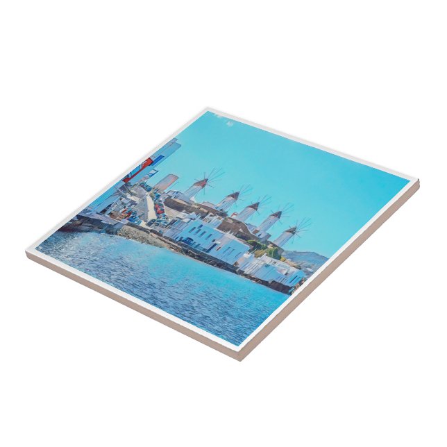 zGR017 MYKONOS - Vista marítima, Grécia, (Lateral)