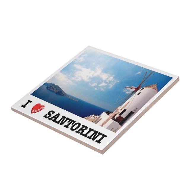 zGR086 SANTORINI, I Love, Grécia, (Lateral)