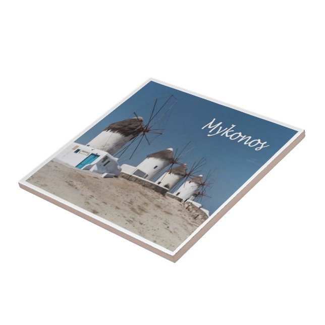 zGR109 MYKONOS, Windmills, Grécia, (Lateral)