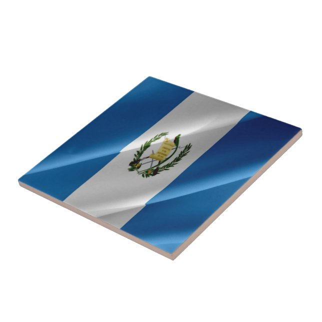 zGT002 GUATEMALA, Waving Flag, América (Lateral)