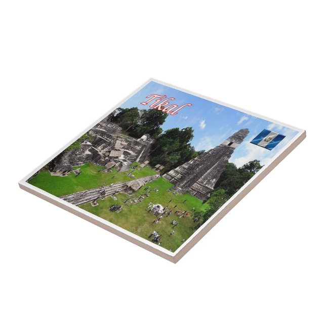 zGT014 TIKAL MAYAN RUINS, Guatemala, (Lateral)