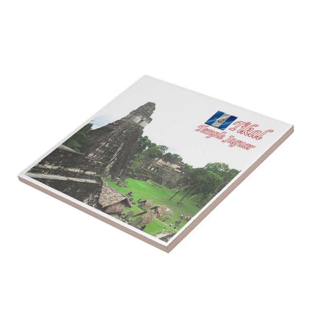 zGT015 TIKAL, Temple Jaguar, Guatemala, (Lateral)