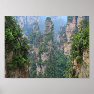 Zhangjiajie National Forest Park Poster