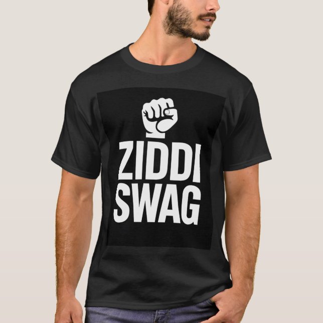 Ziddi Swag | Camiseta de atitude imparável desig (Frente)